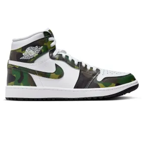 Air Jordan 1 High Top Golf Shoes Green Camo - SU24