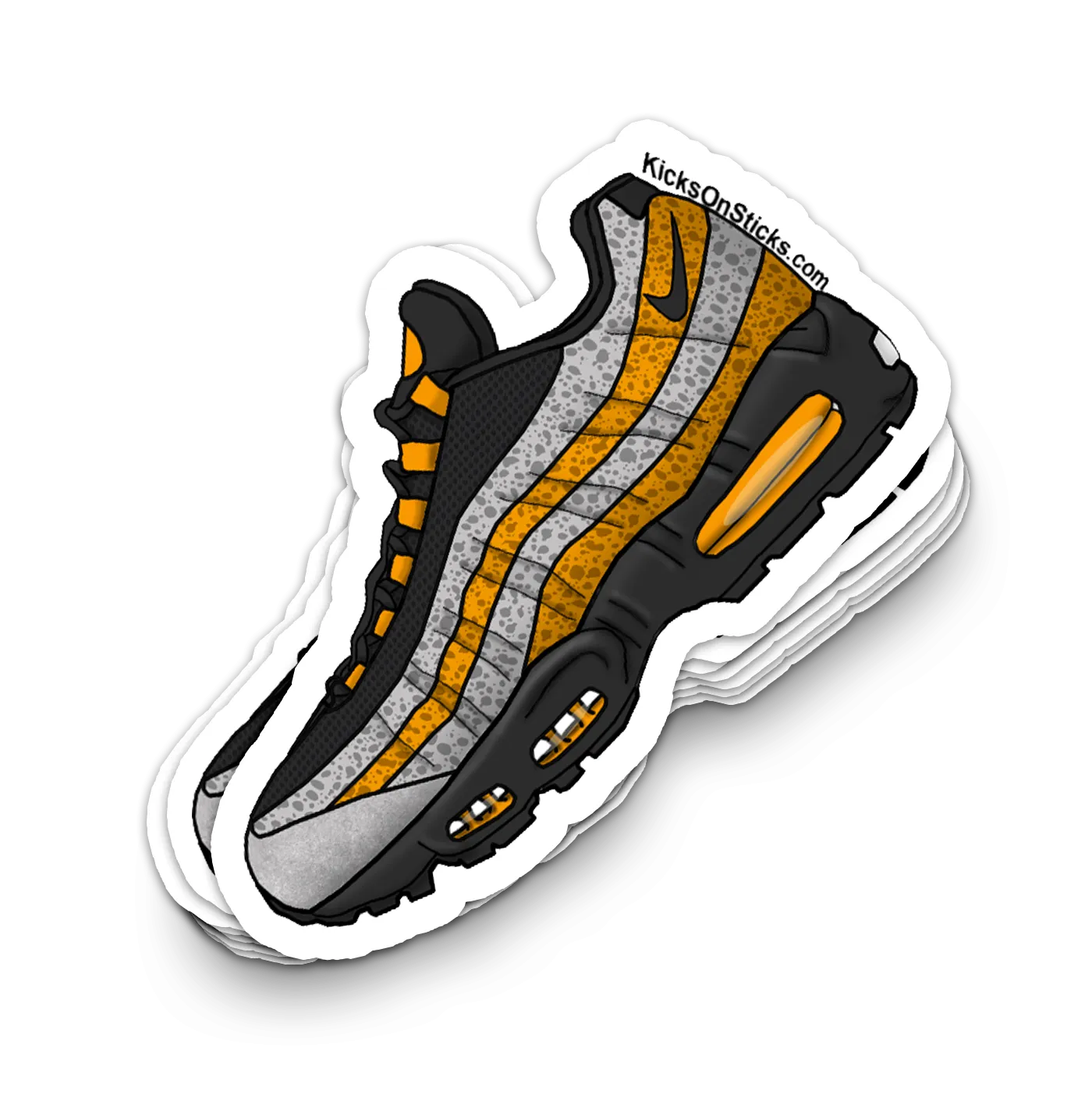 Air Max 95 "Safari Size?" Sneaker Sticker