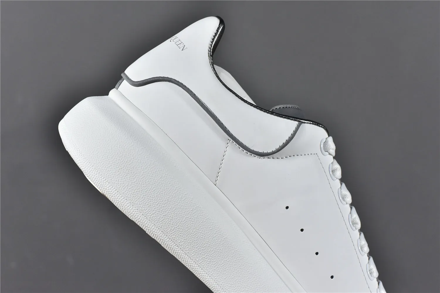 Alexander McQ White Smooth Calf Leather