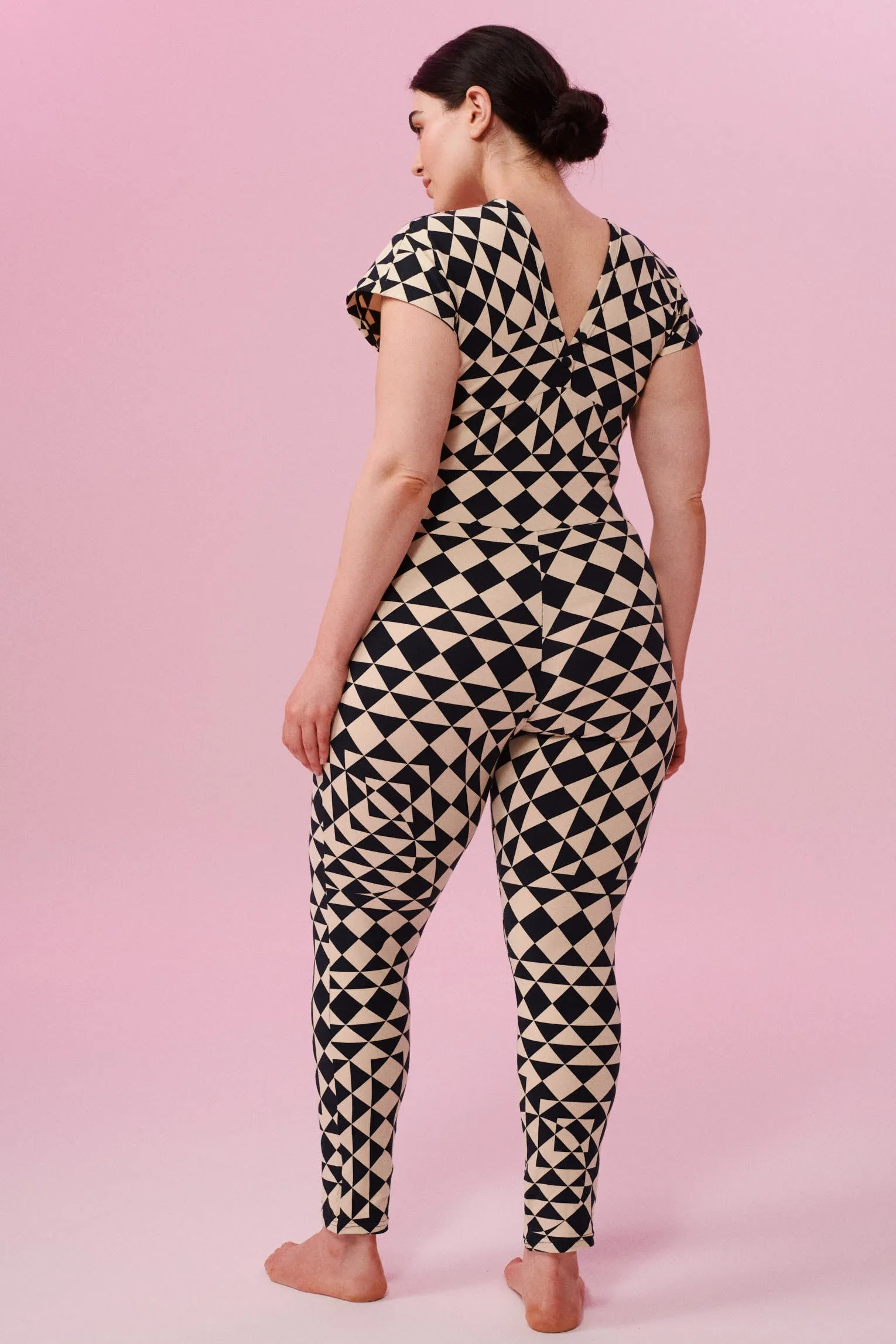 APHRODITE JUMPSUIT - TRI PRINT