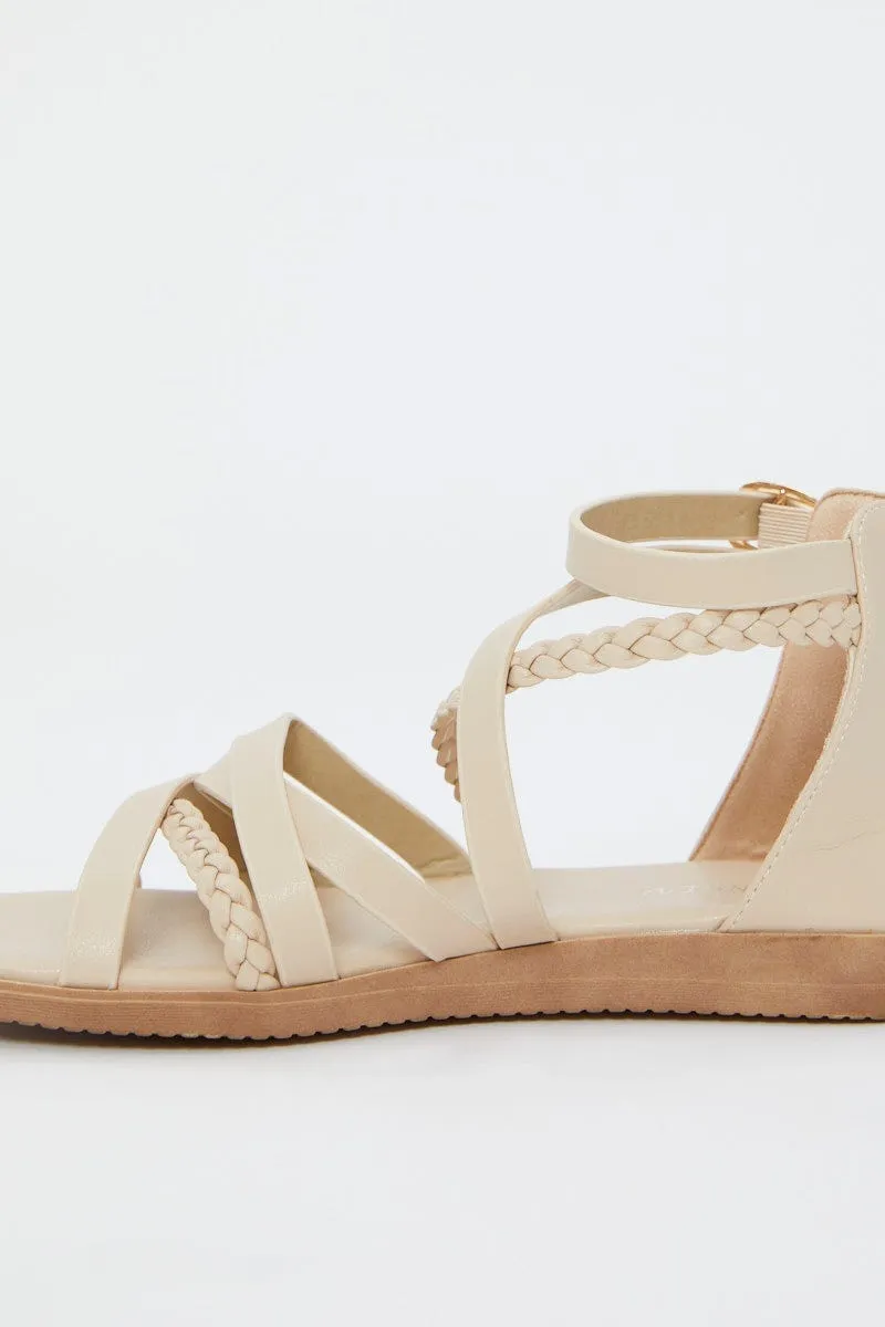 Beige Strappy Sandal