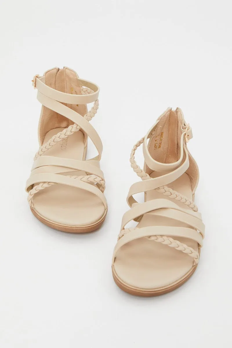 Beige Strappy Sandal