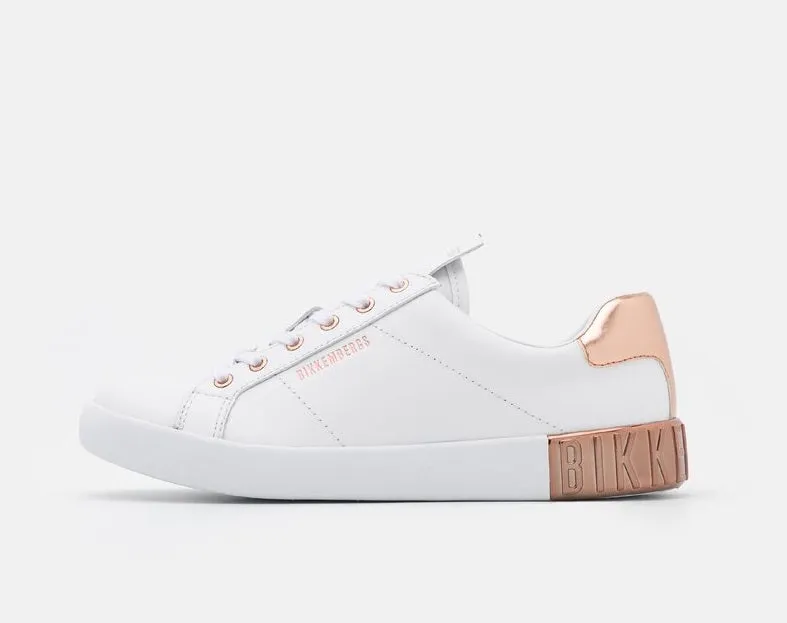 Bikkembergs Sheba Bianco Bronzo Sneaker Bassa