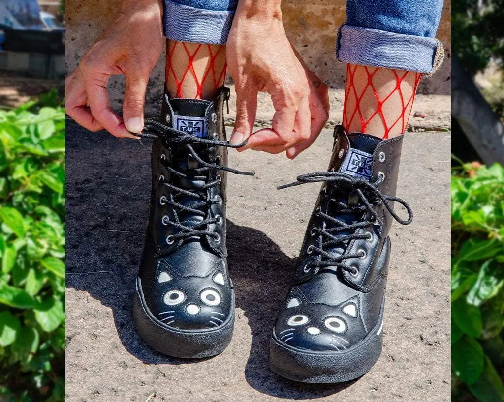 Black Kitty Sneaker Boot