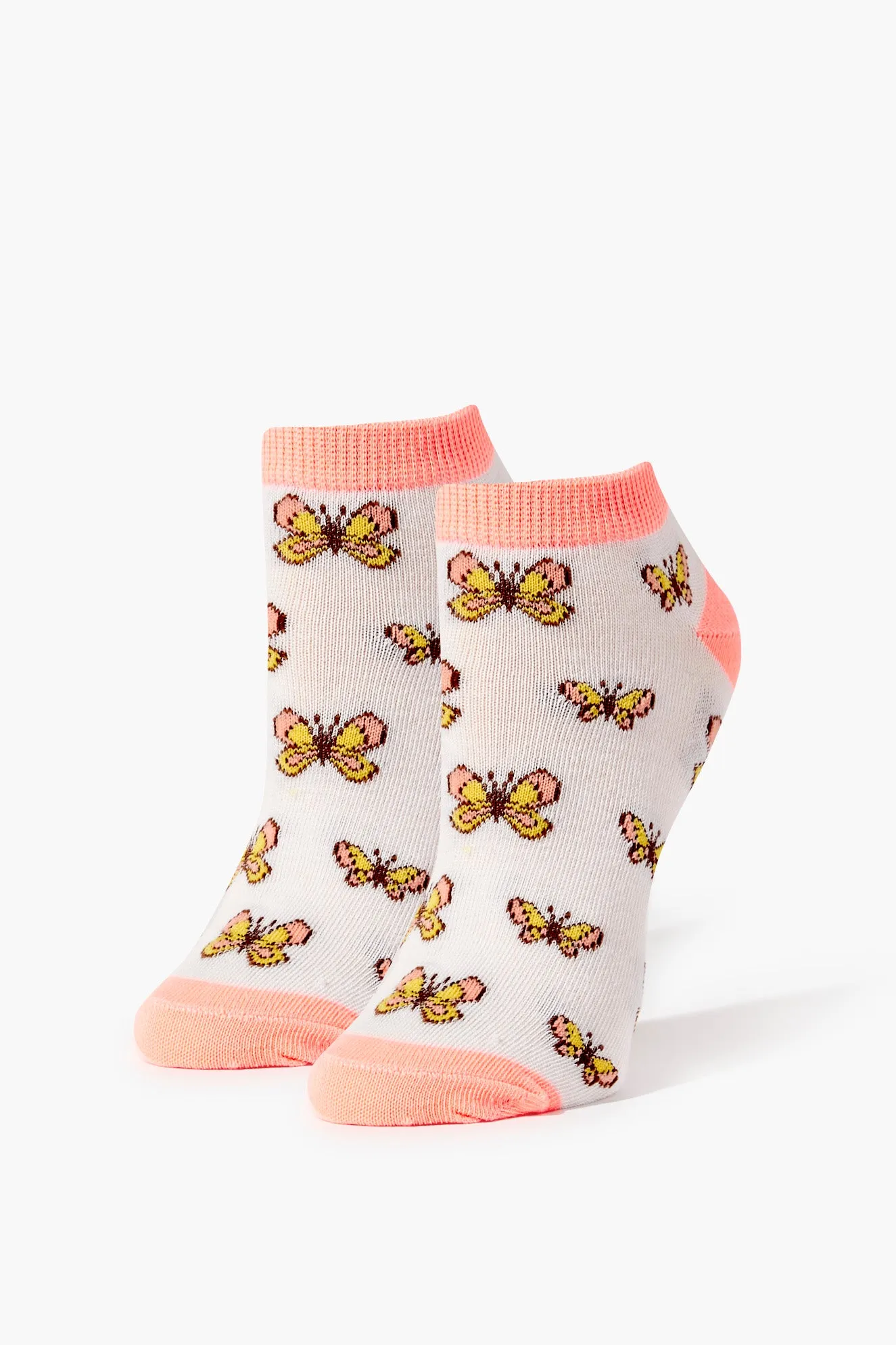 Butterfly Print Ankle Socks