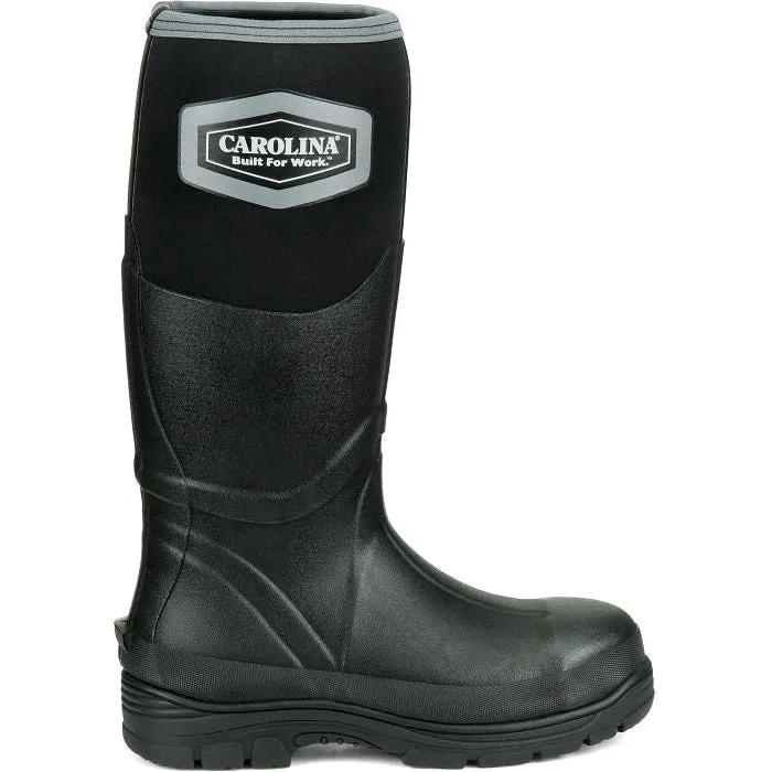 Carolina Men's Mud Jumper 16" Soft Toe WP Rubber Boot -Black- CA2100