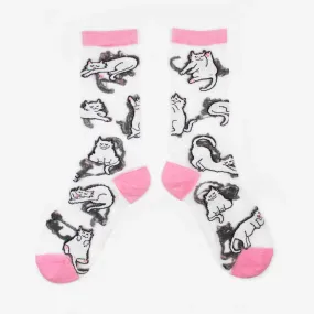 CATS TRANSPARENT SOCKS