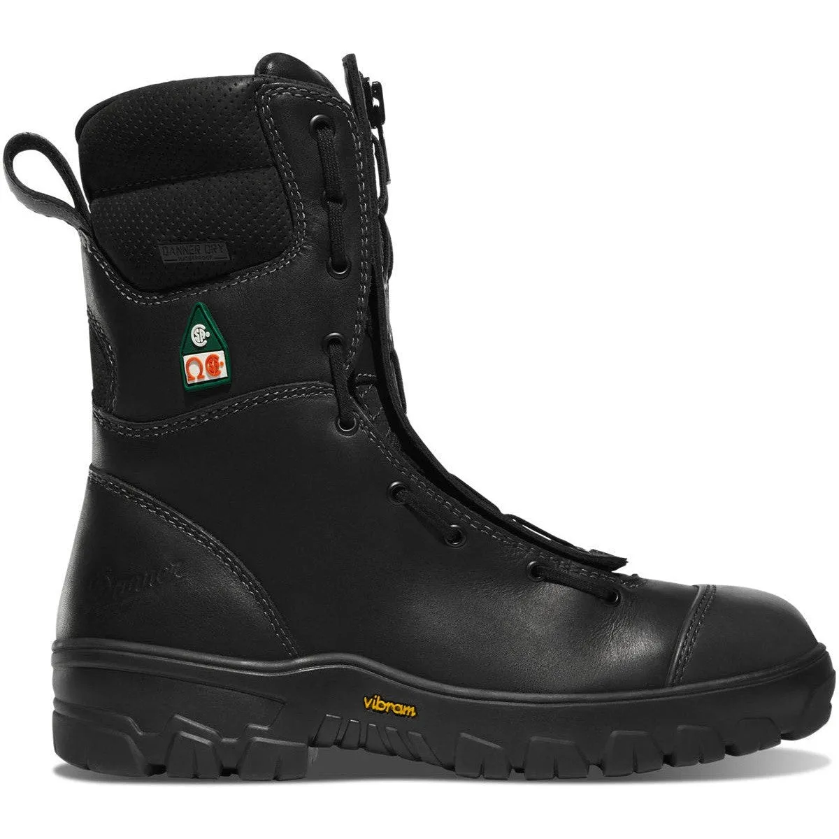 Danner Men's Modern Firefighter 8 CT Waterproof Duty Boot -Black- 18051