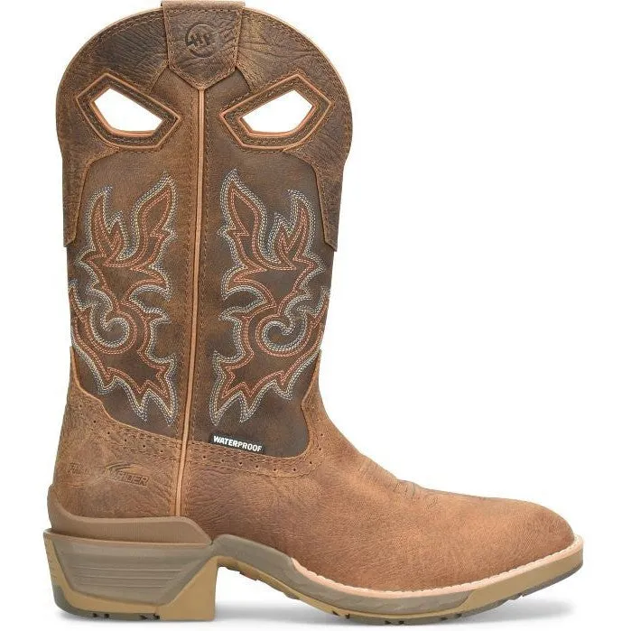 Double H Men's League 12 U Toe WP Western Work Boot -Brown- DH5427