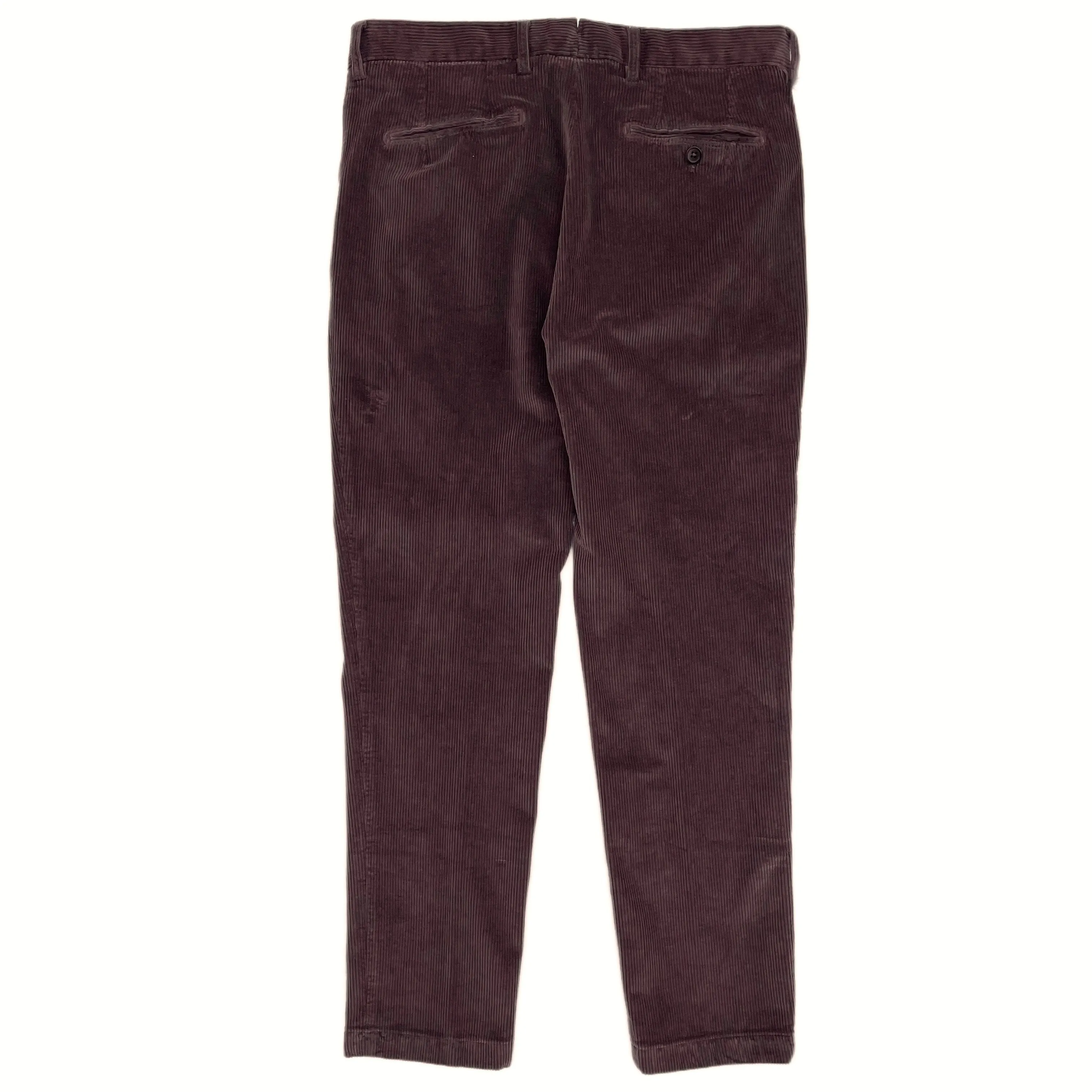 FRESH Corduroy Pleated Chino Pants In Brown