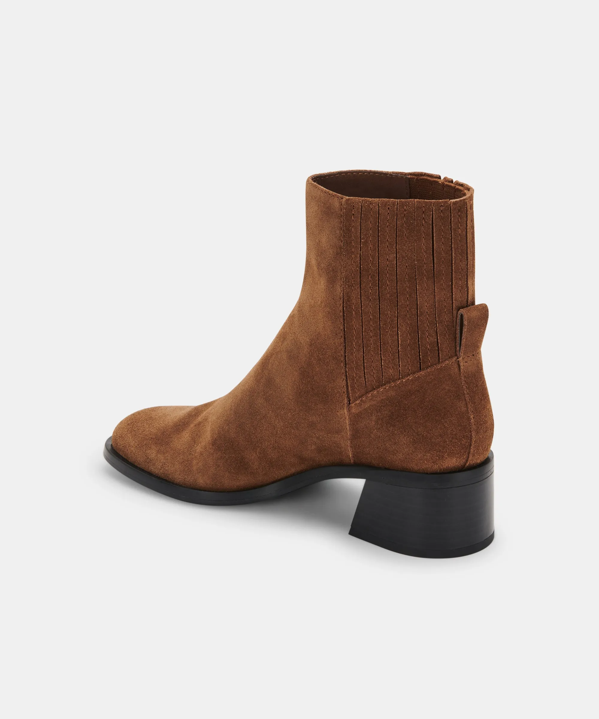 LAYTON BOOTIES DK BROWN SUEDE