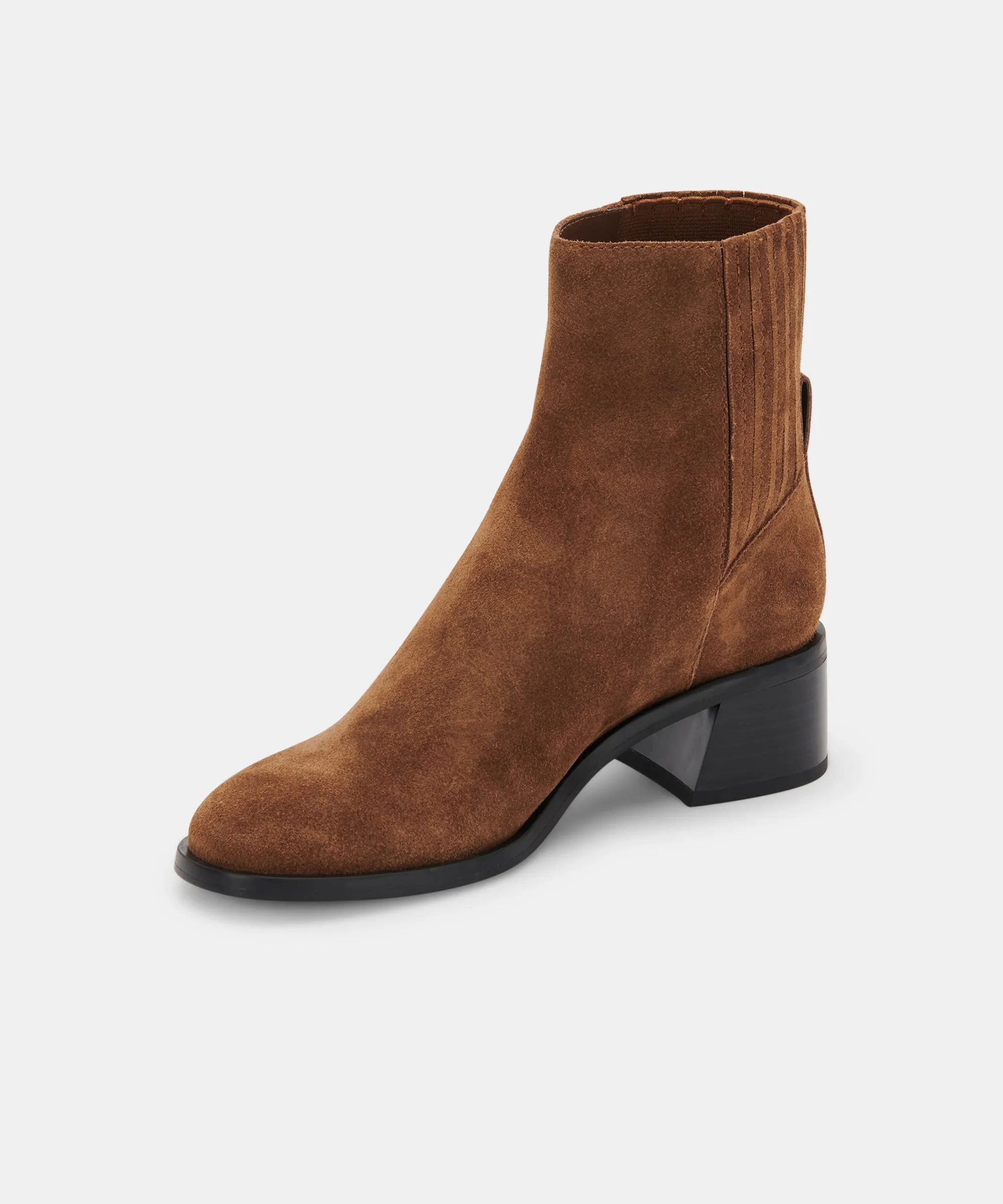 LAYTON BOOTIES DK BROWN SUEDE