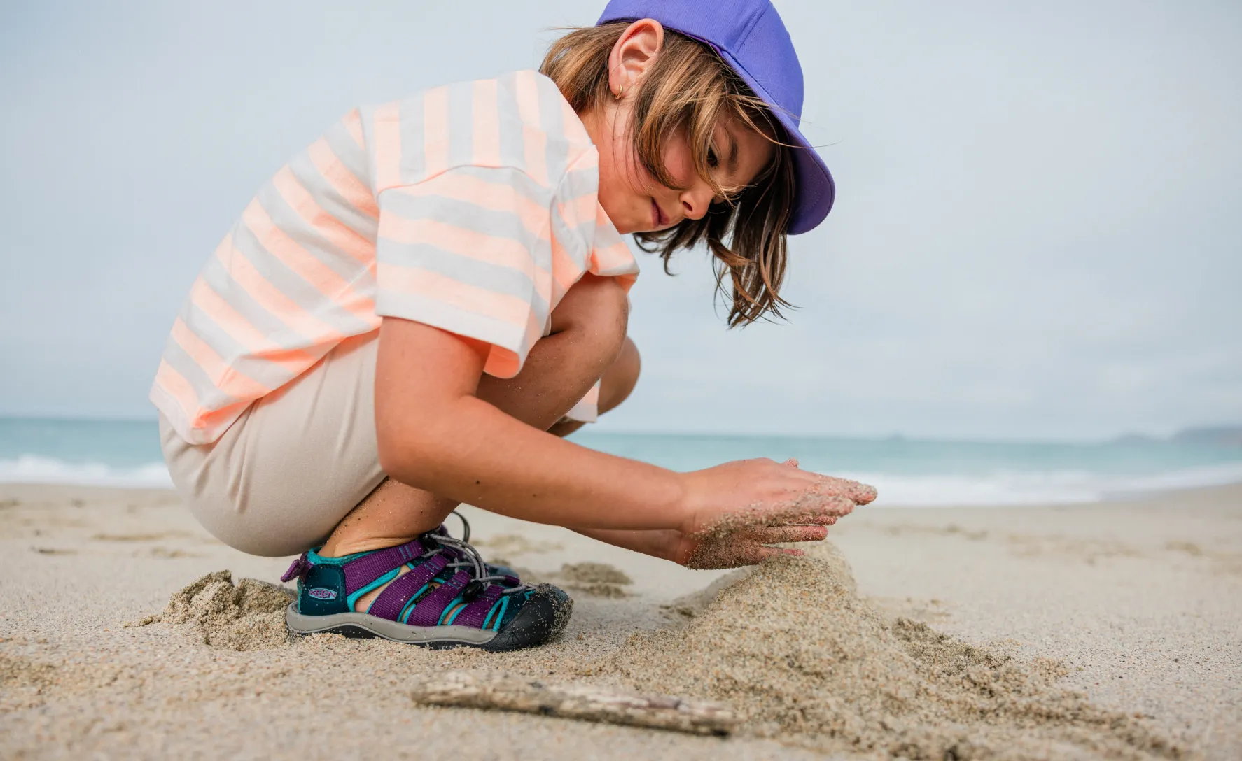 Little Kids' Newport Boundless Sandal  |  Naval Academy/Evening Primrose