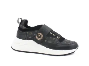 POLLINI Sneaker Running Strap Loghi Nero TA15145G0DQ1100A