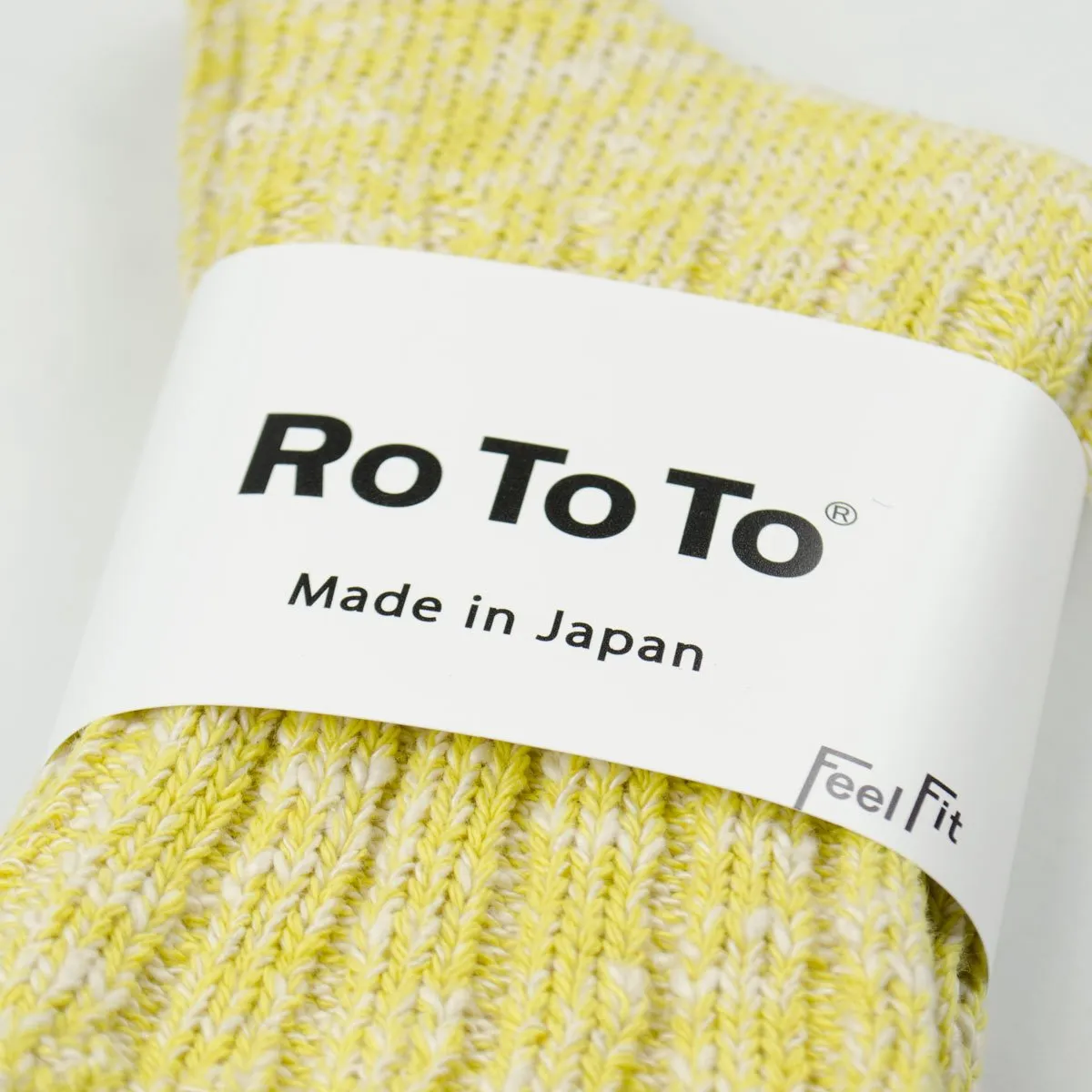 RoToTo - Low Gauge Slub Socks - Lime