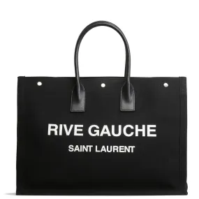 SAINT LAURENT Rive Gauche Tote Bag - Black