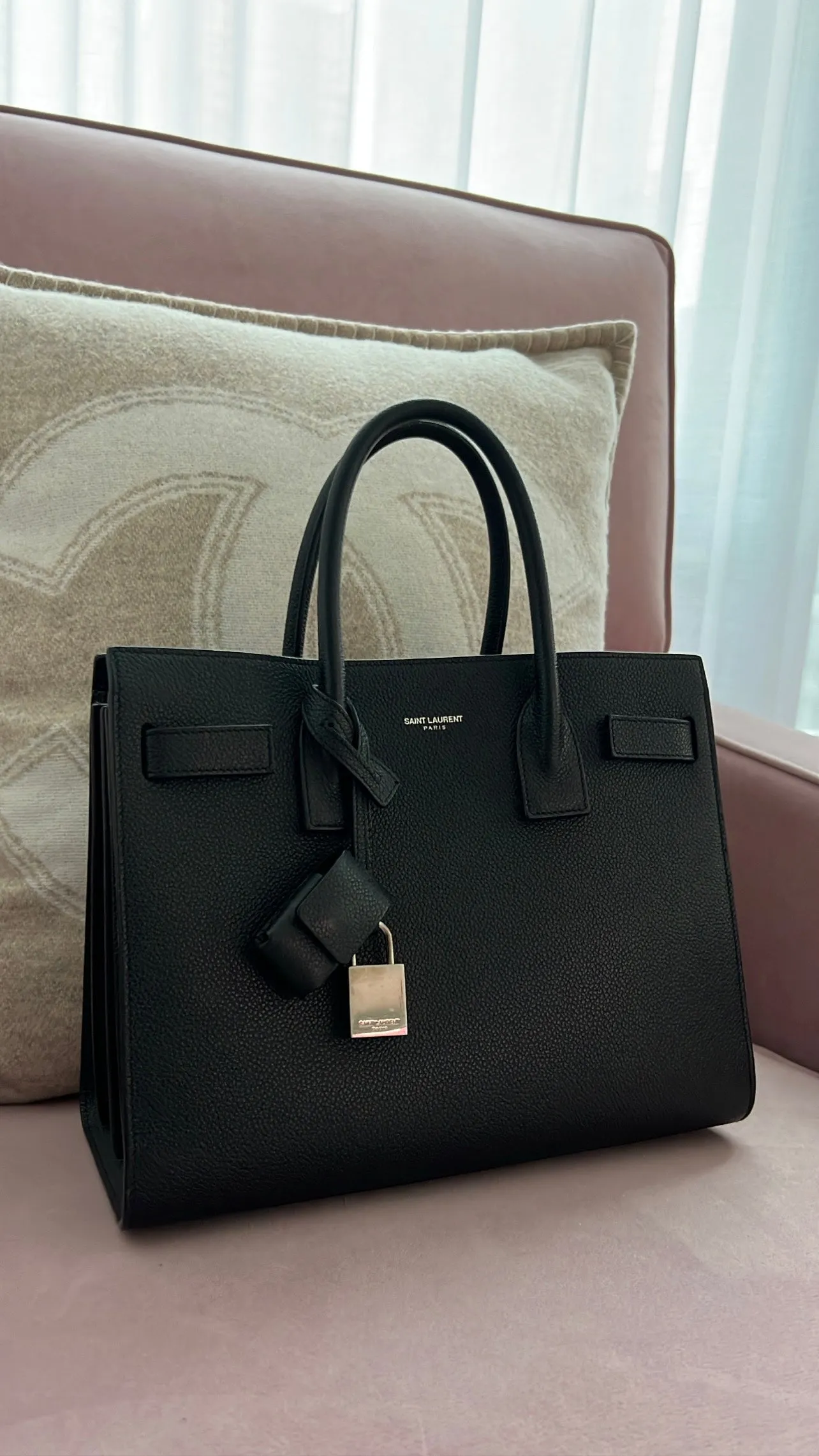 Saint Laurent Sac De Jour Baby in Grained Leather