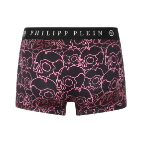 Skull-Print Logo-Waistband Boxers