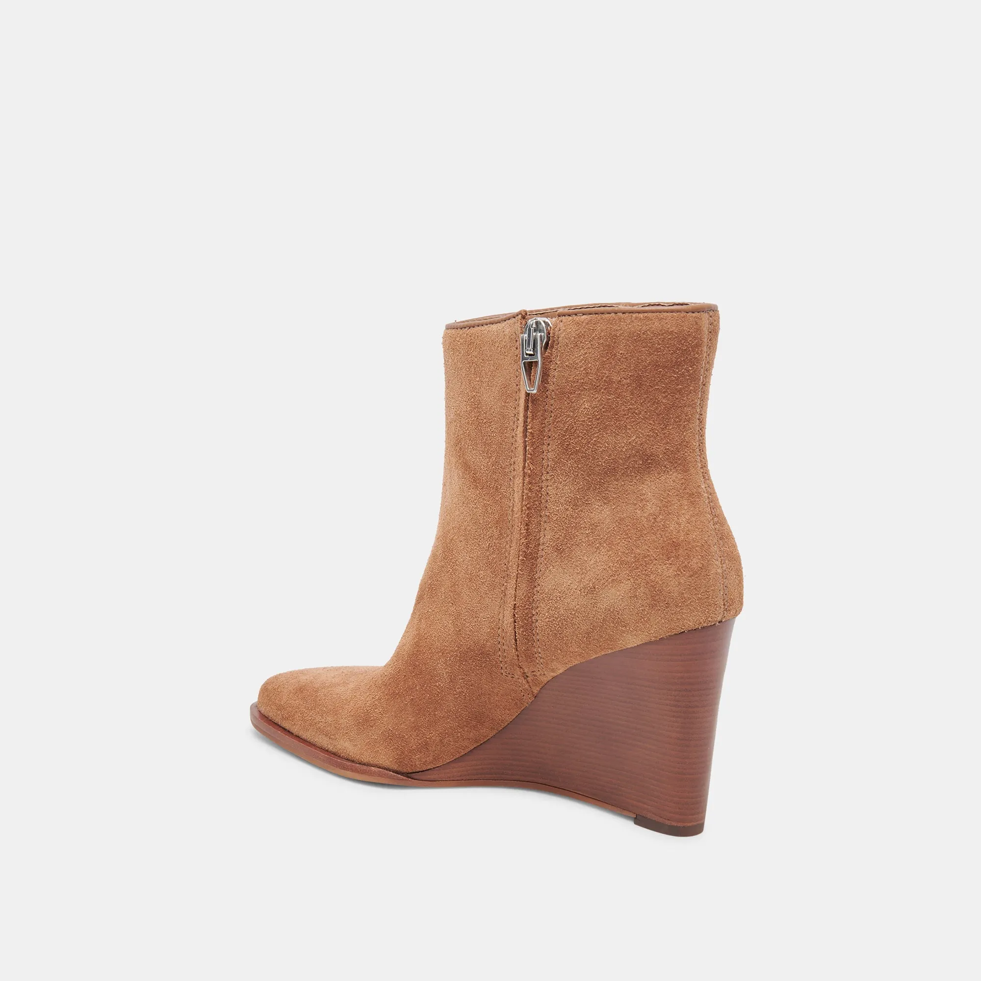 SUSANN WIDE BOOTIES CHESTNUT SUEDE