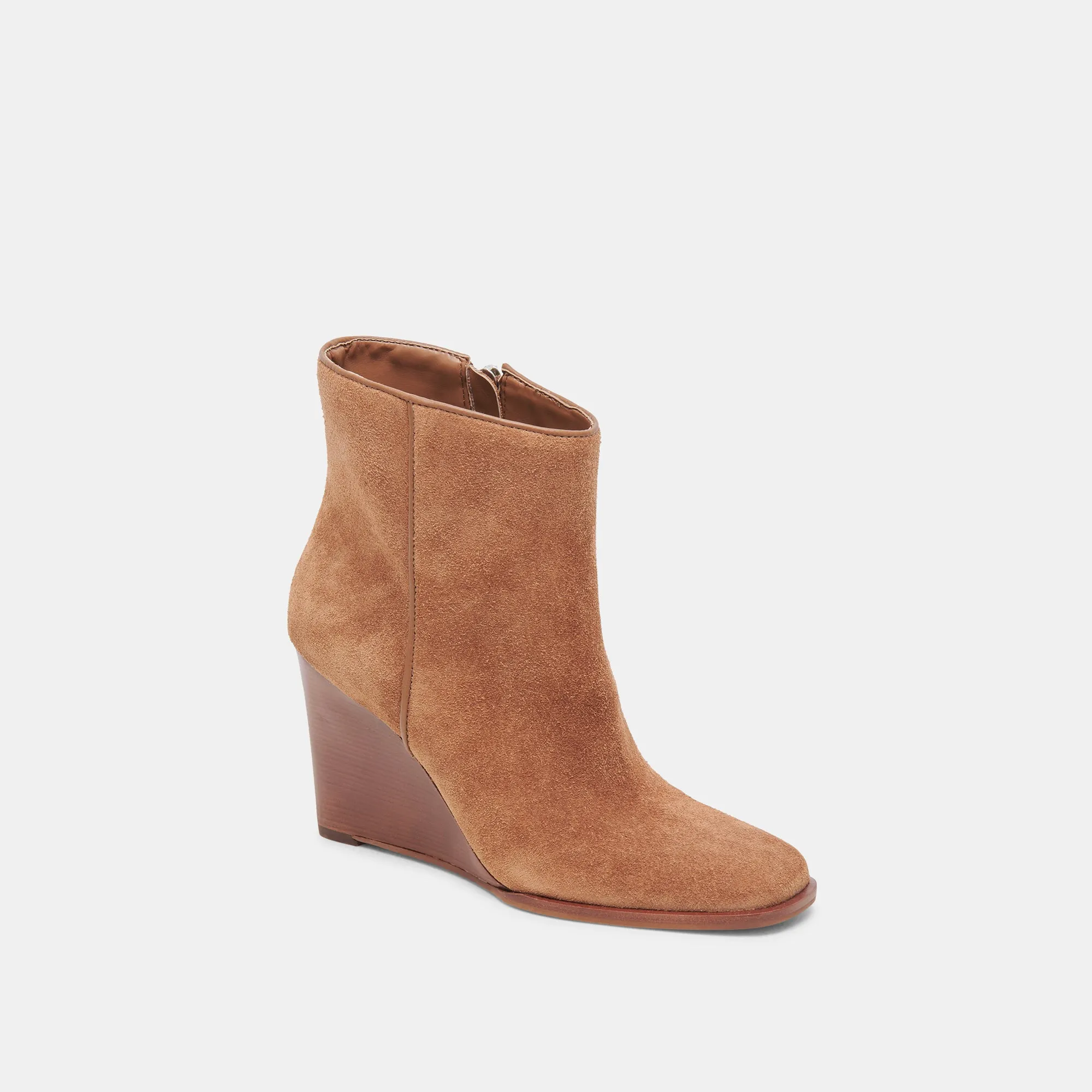 SUSANN WIDE BOOTIES CHESTNUT SUEDE