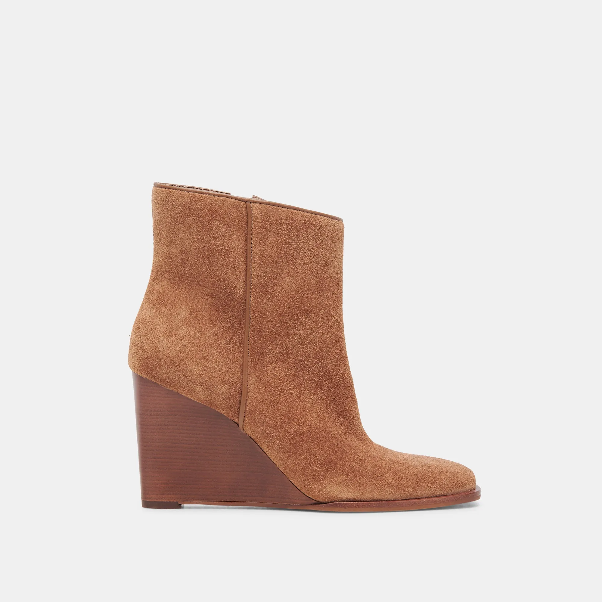 SUSANN WIDE BOOTIES CHESTNUT SUEDE