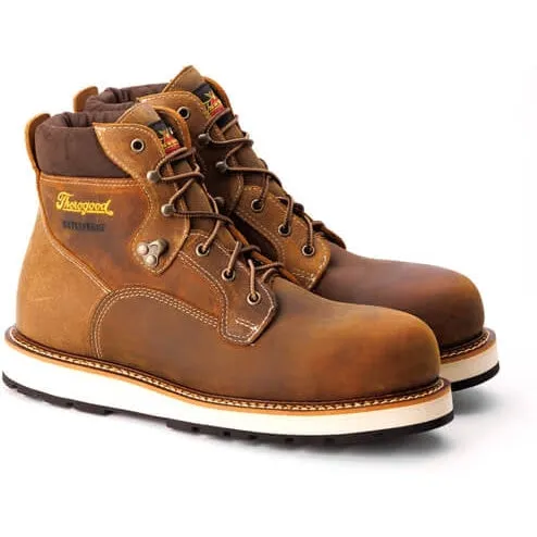 Thorogood Men's Iron River Series 6 CT Waterproof Work Boot -Brown- 804-4146