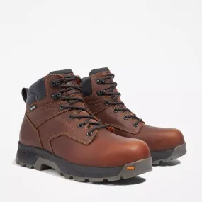 Timberland Pro Men's Titan EV 6" WP Comp Toe Work Boot -Brown- TB0A42FY214