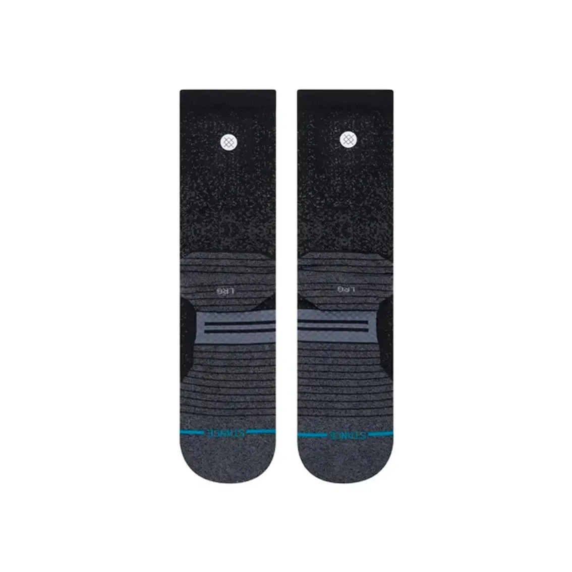 Unisex Stance Run Crew Sock - Black