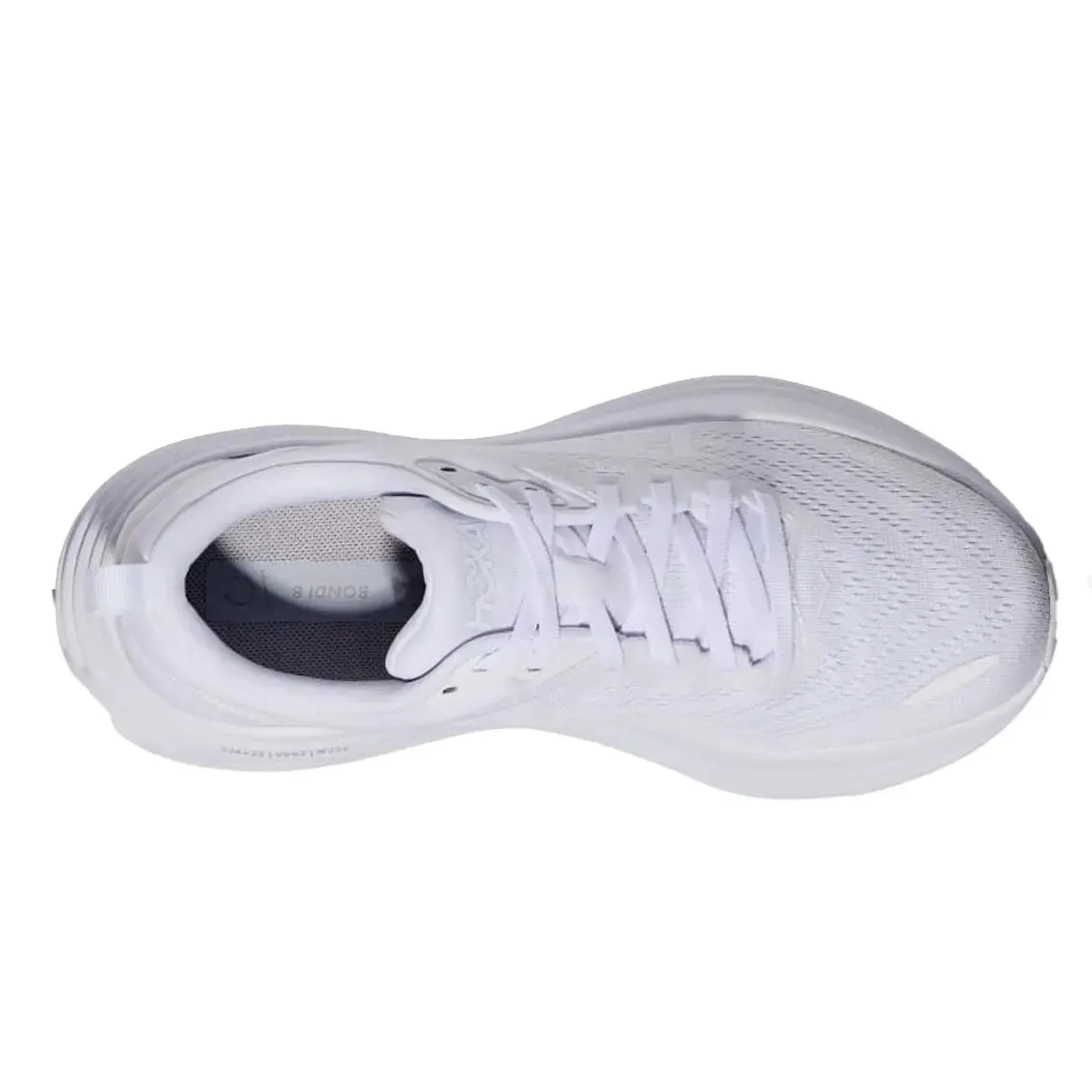 Womens Hoka Bondi 8 - White / White