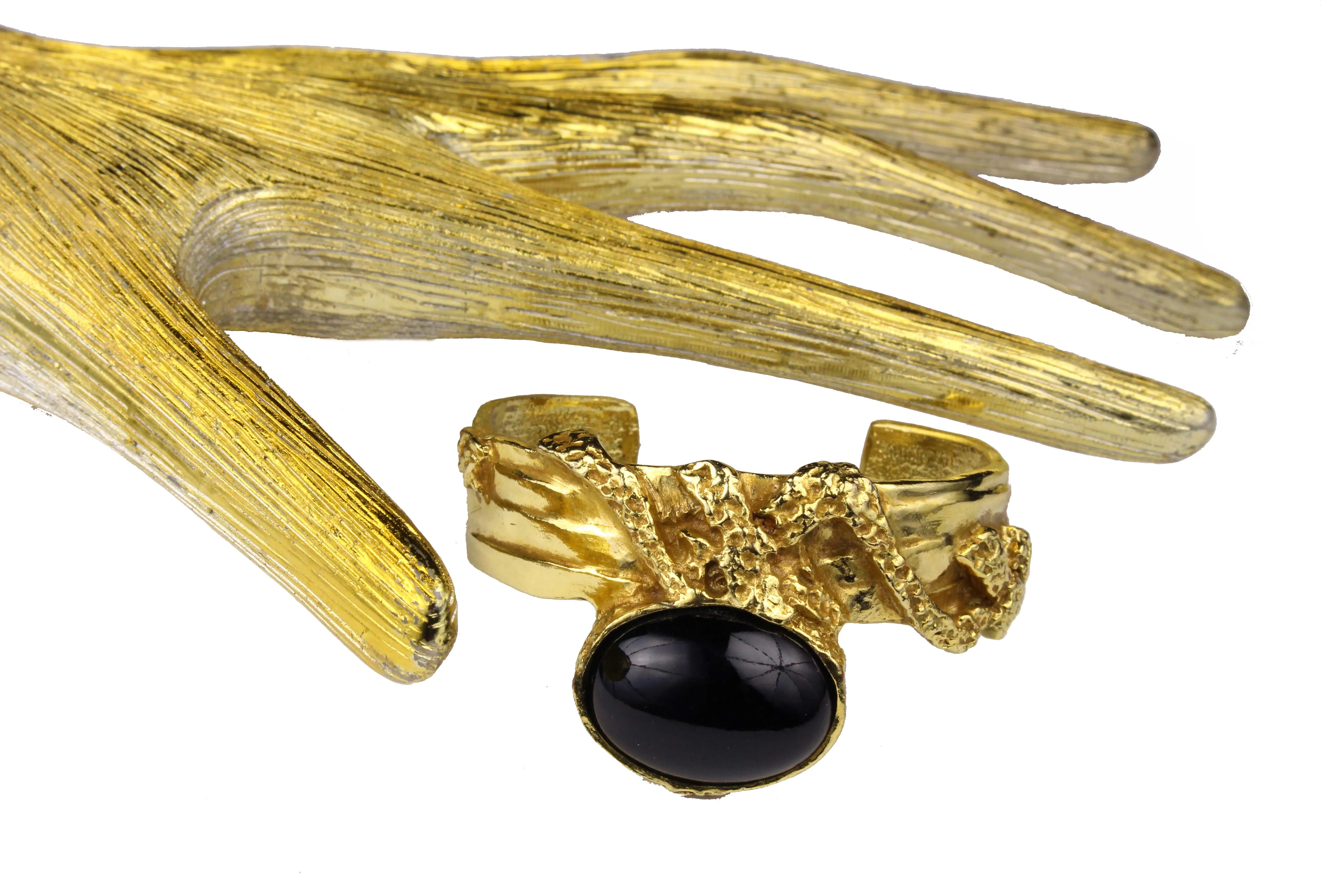 YVES SAINT LAURENT Rive Gauche Arty cuff bracelet