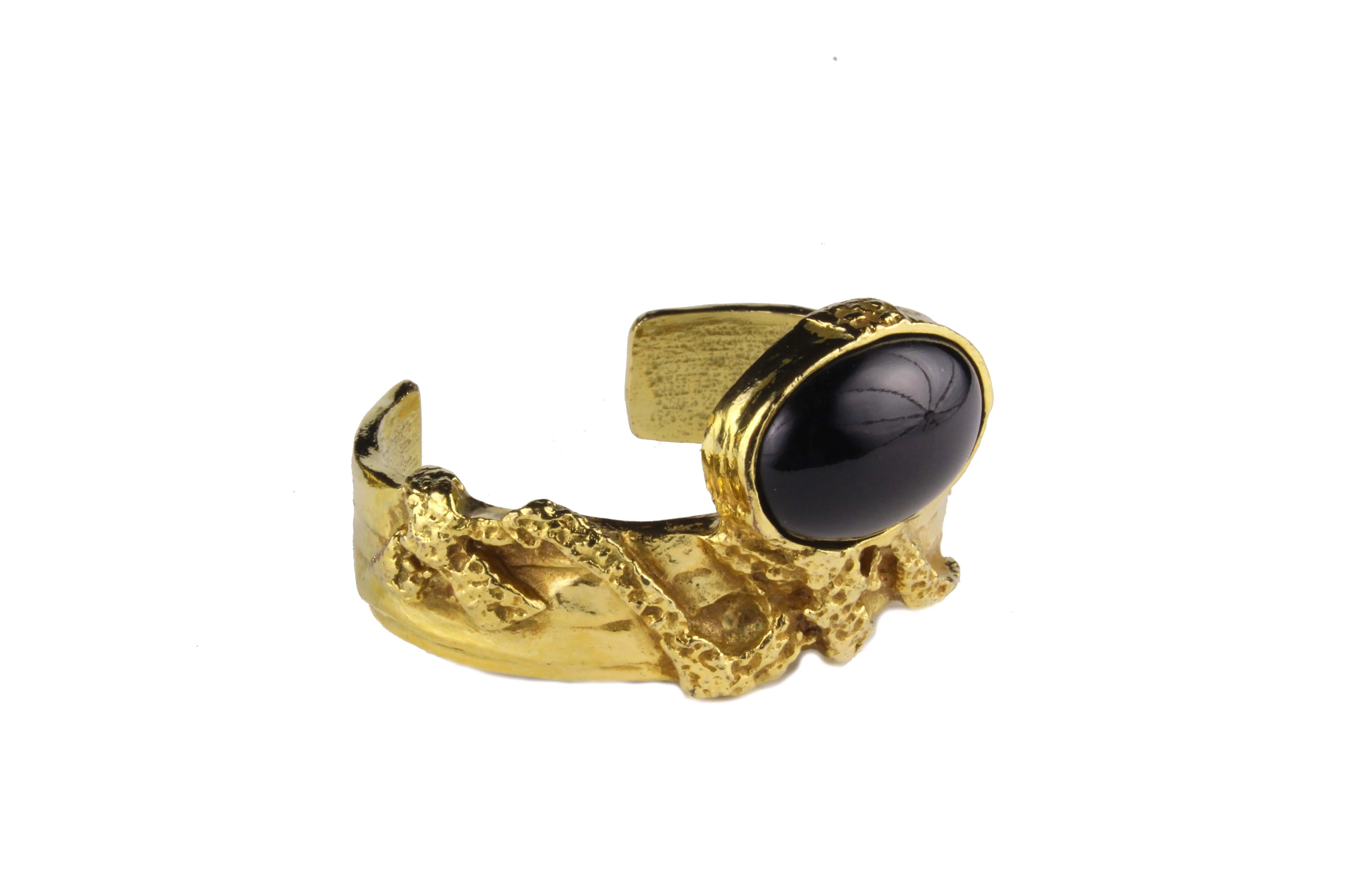 YVES SAINT LAURENT Rive Gauche Arty cuff bracelet