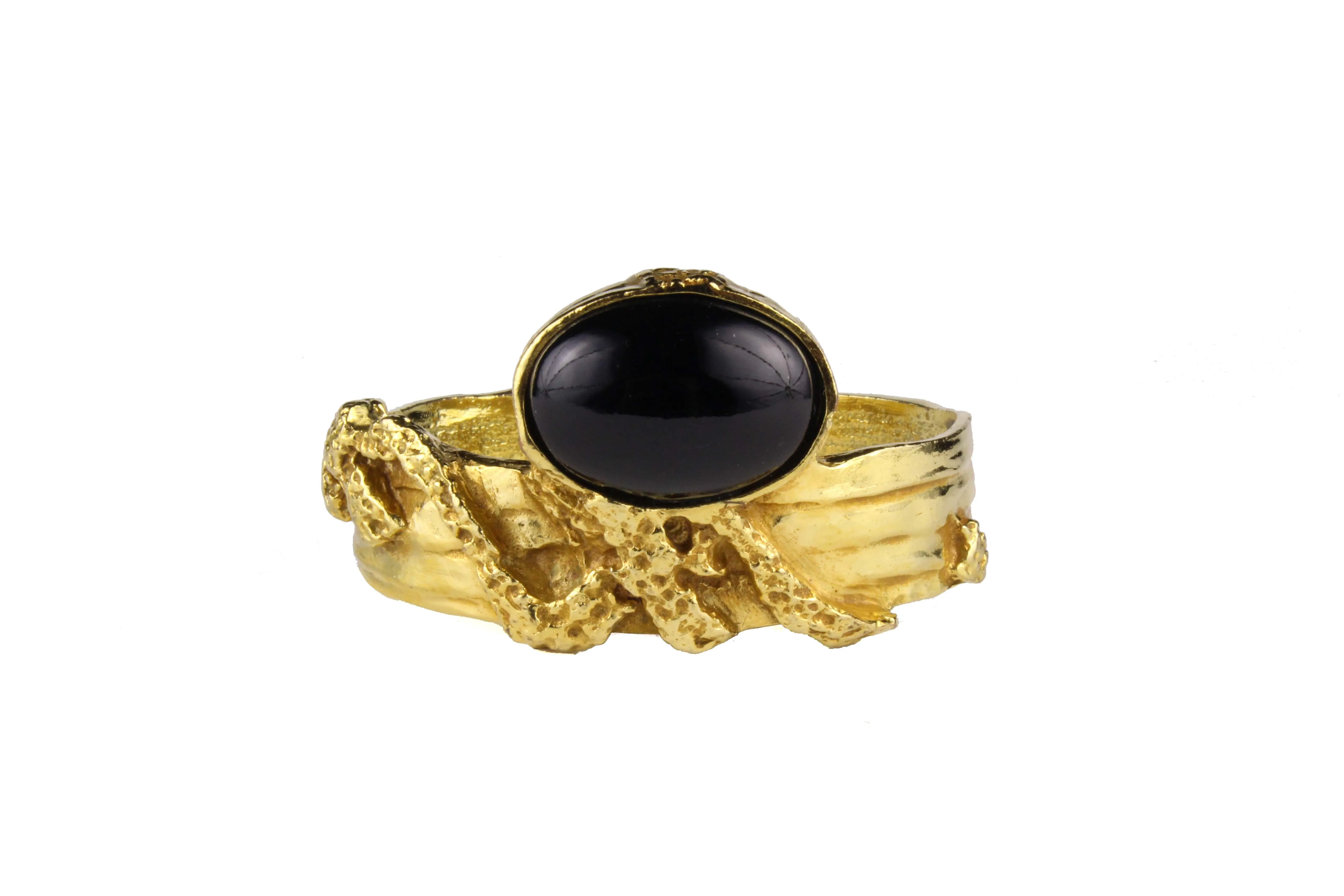 YVES SAINT LAURENT Rive Gauche Arty cuff bracelet